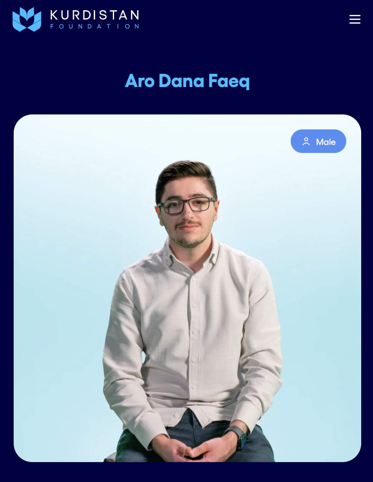Kurdistan Foundation – Ganjina profile cover for Aro Dana